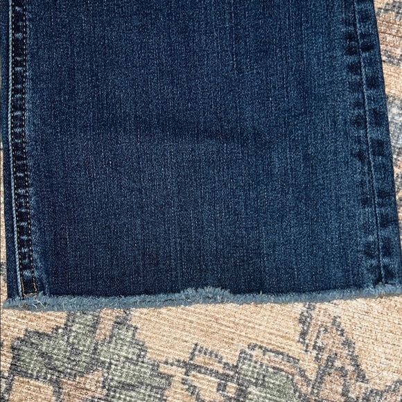 J Crew sz 30 Billie Demi boot cropped jeans with button fly EUC - Picture 12 of 12